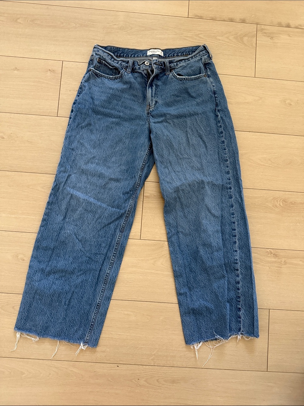 Classic High-Rise Wide Leg Women's Jeans - Blue